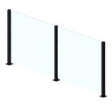 Patio lasielementti Green Land kirkas