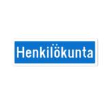 Sekure kyltti 50x16 Henkilökunta