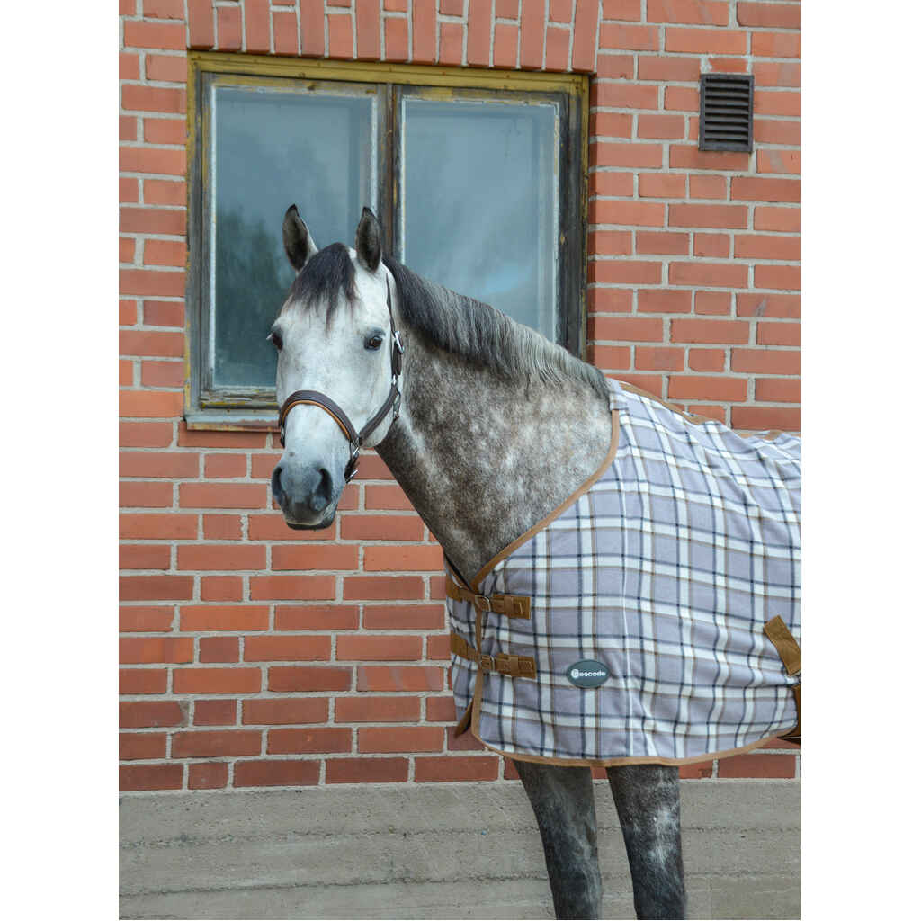 Fleeceloimi EQCode Softy, greige ruudullinen