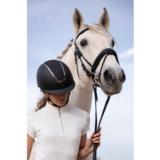 Ratsastuskypärä Horze Monarch II, musta/harmaa