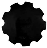 Kiekko hammastettu 610/6/120mm, 72200128