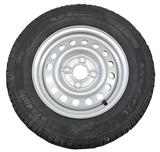 Autoperäkärryn pyörä 155R13 M+S 4-57-100 ET30 500kg