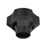 Lechler EasyFit suutinmutteri, musta