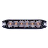 Led-Tasovilkku Keltainen Slim 6X3W RVV066K Revon