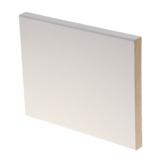 Peitelista MDF 12x120x2200 valkoinen, paketti