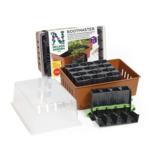 Pienoiskasvihuone Rootmaster ruskea Nelson