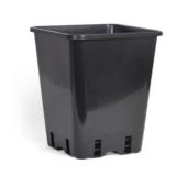 Muoviruukku musta 20x20x23 cm, Nelson