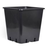 Muoviruukku musta 25x25x26 cm, Nelson