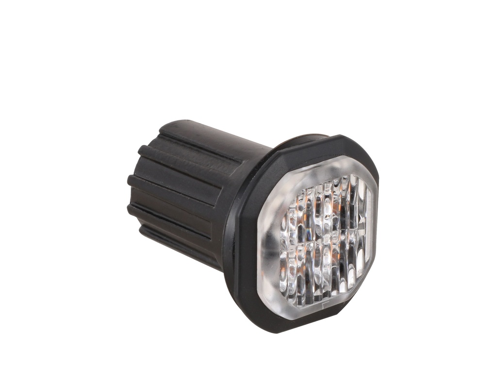 Revon LED-minivaroitusvalo 4 x 3w, uppoasennus, keltainen