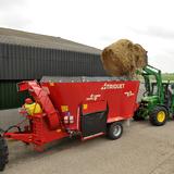 Trioliet Solomix P2, 1800 ZK seosrehuvaunu olkipuhaltimella