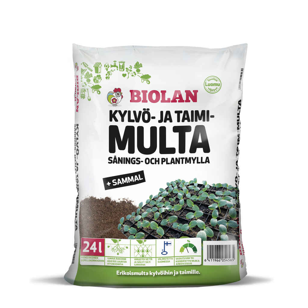 Biolan Kylvö- ja Taimimulta 24 l