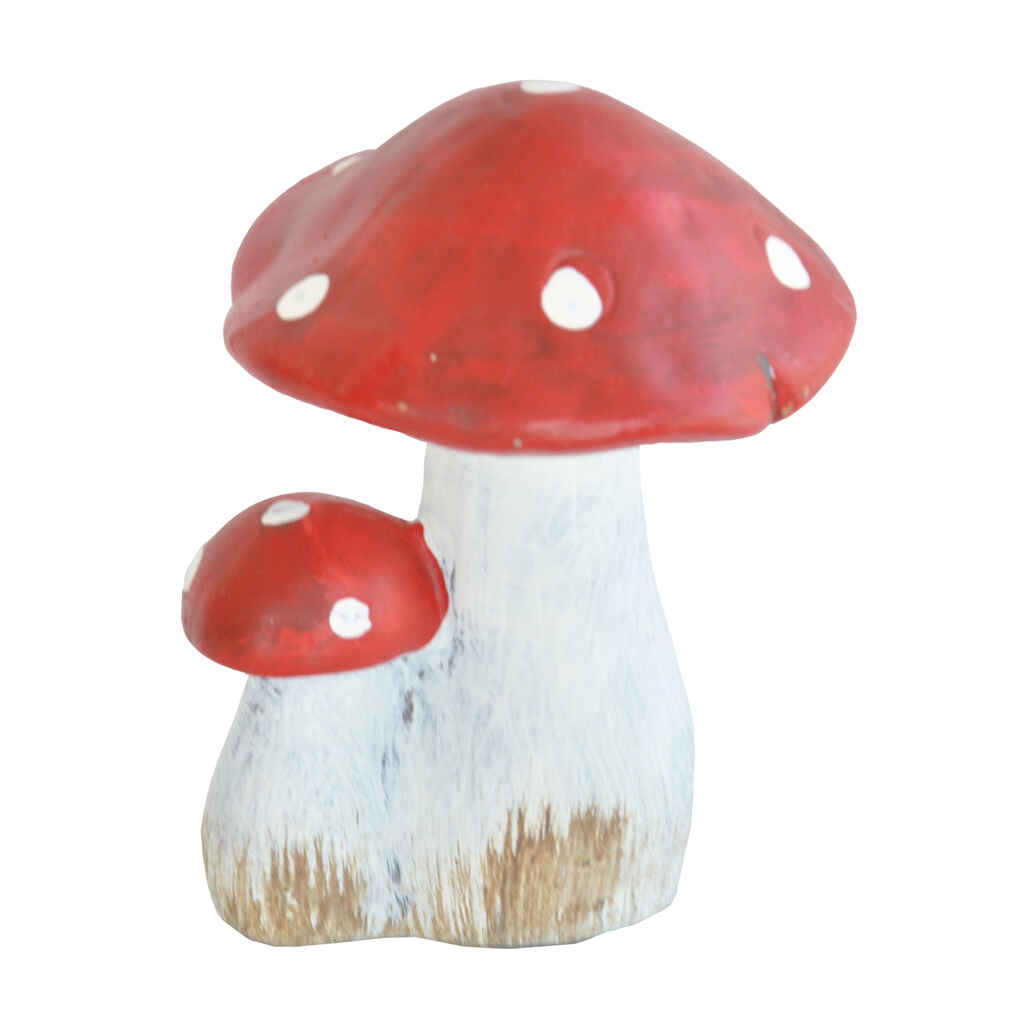 Kärpässienet koriste, 10 cm x 10 cm x 13 cm keraaminen