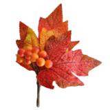 Vaahteranlehti ja marjat 17 cm