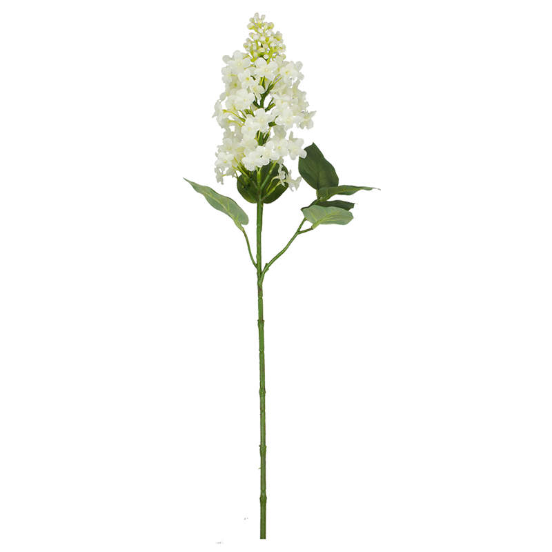 Valkoinen syreenin oksa 63 cm tekokasvi