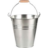 Sinkkiämpäri 10 l puukahvalla