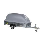 Peräkärry Juncar 350L ja harmaa kuomu