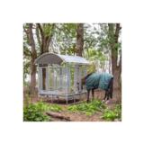 Ruokintakatos kaltereilla 12 paikkaa