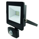 Led-valonheitin 10W PIR musta