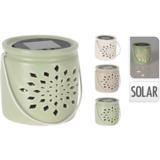 Solar-lyhty, keraaminen ja pastellinvärinen, lajitelma