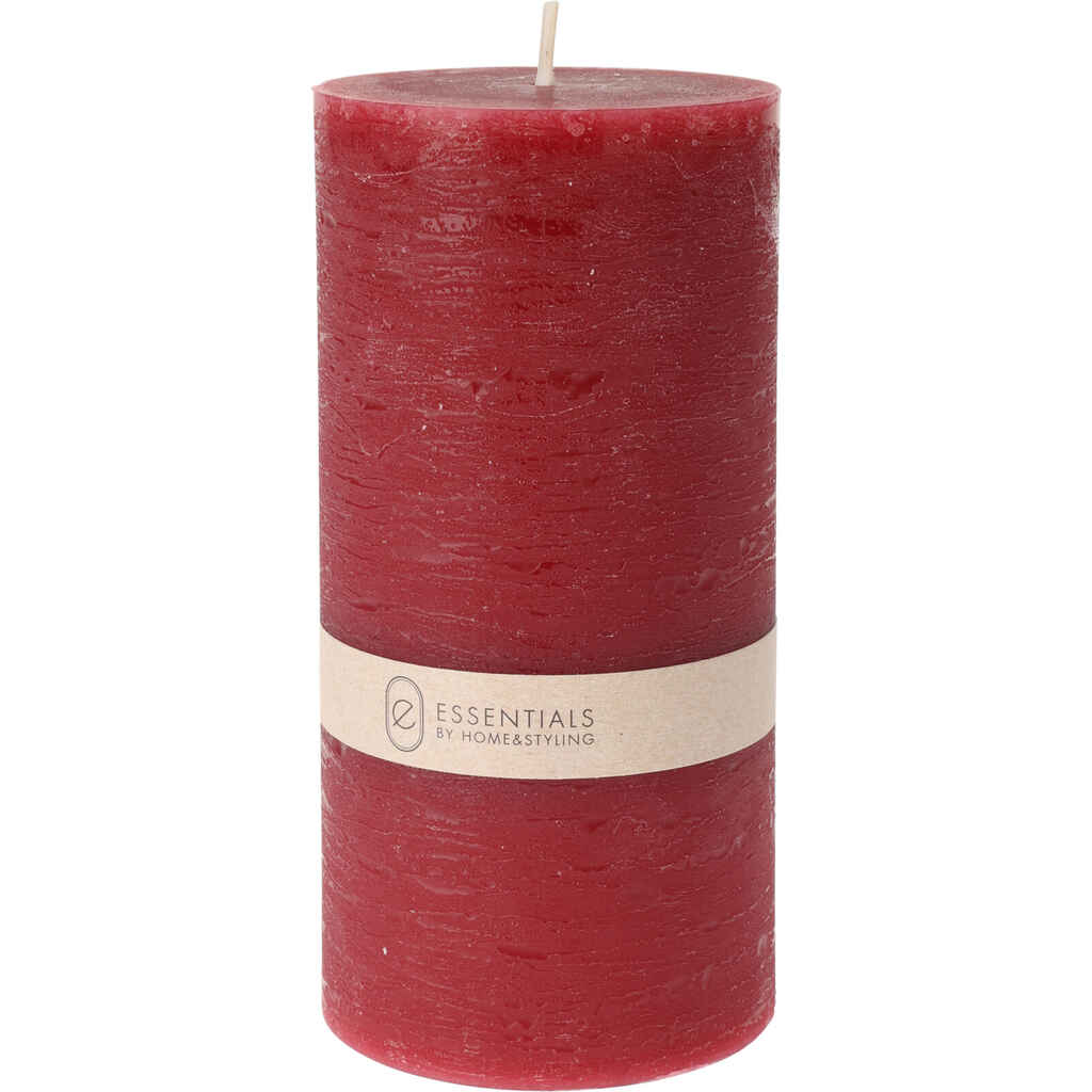 Kynttilä 7x14 cm punainen