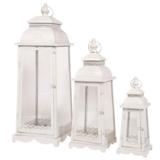 Mattavalkoinen metallinen lyhty