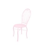 Tuoli lasten vaaleanpunainen