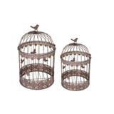 Antiikinruskea lintuhäkki