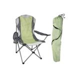 Retkeilytuoli vihreä-harmaa