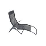 Aurinkotuoli tummanharmaa