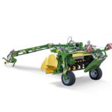 KRONE EasyCut TS 360 CV sivulta niittävä karhonyhdistäjällä