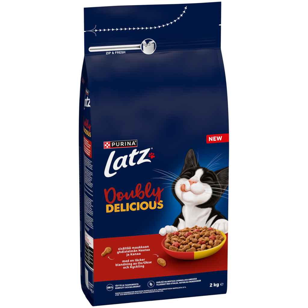 Kissanruoka Latz Doubly Delicious 2 kg