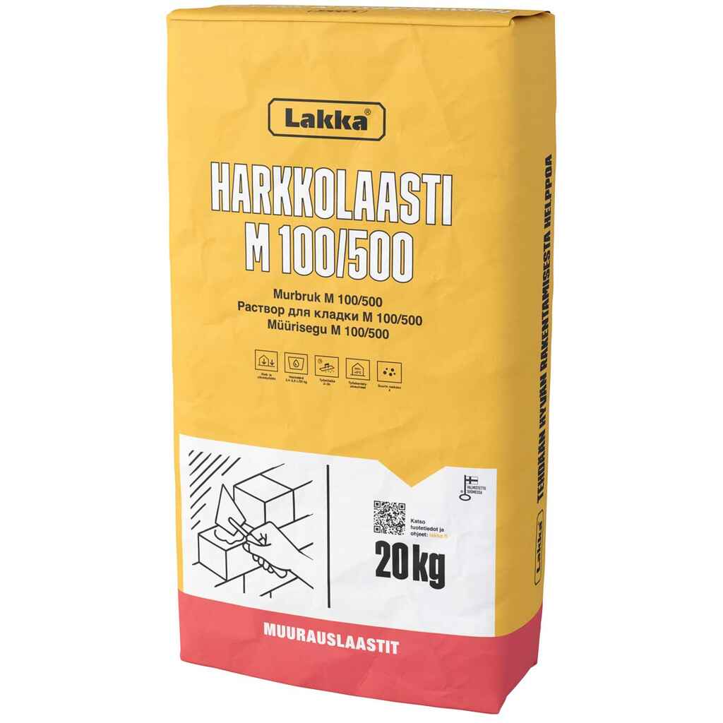 Harkkolaasti M 100/500 harmaa 20 kg