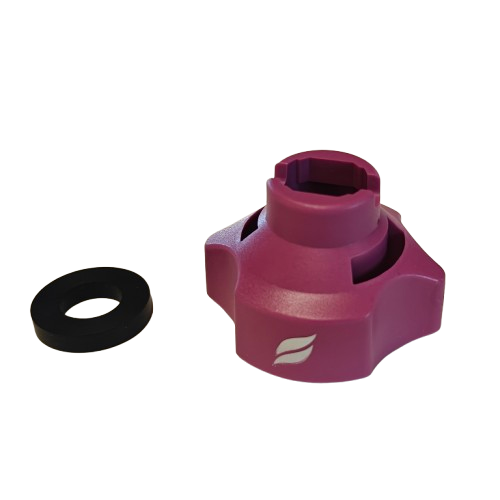 Lechler EasyFit suutinmutteri MULTIJET SW8/10, lila (Hankkija-logo)