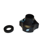 Lechler EasyFit suutinmutteri MULTIJET SW8/10, musta (Hankkija-logo)