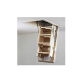 Ullakkoporras LEX 30 540 x 1130 mm 3-osainen puu 2700 mm