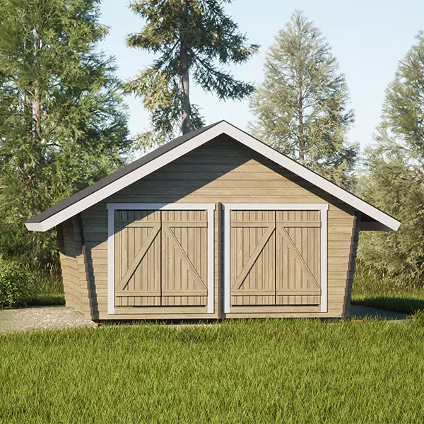 Hirsilato U-L Vino-Umpiseinä 16m2