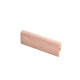 Jalkalista MDF 12x42x2750 valkolakattu tammi, paketti