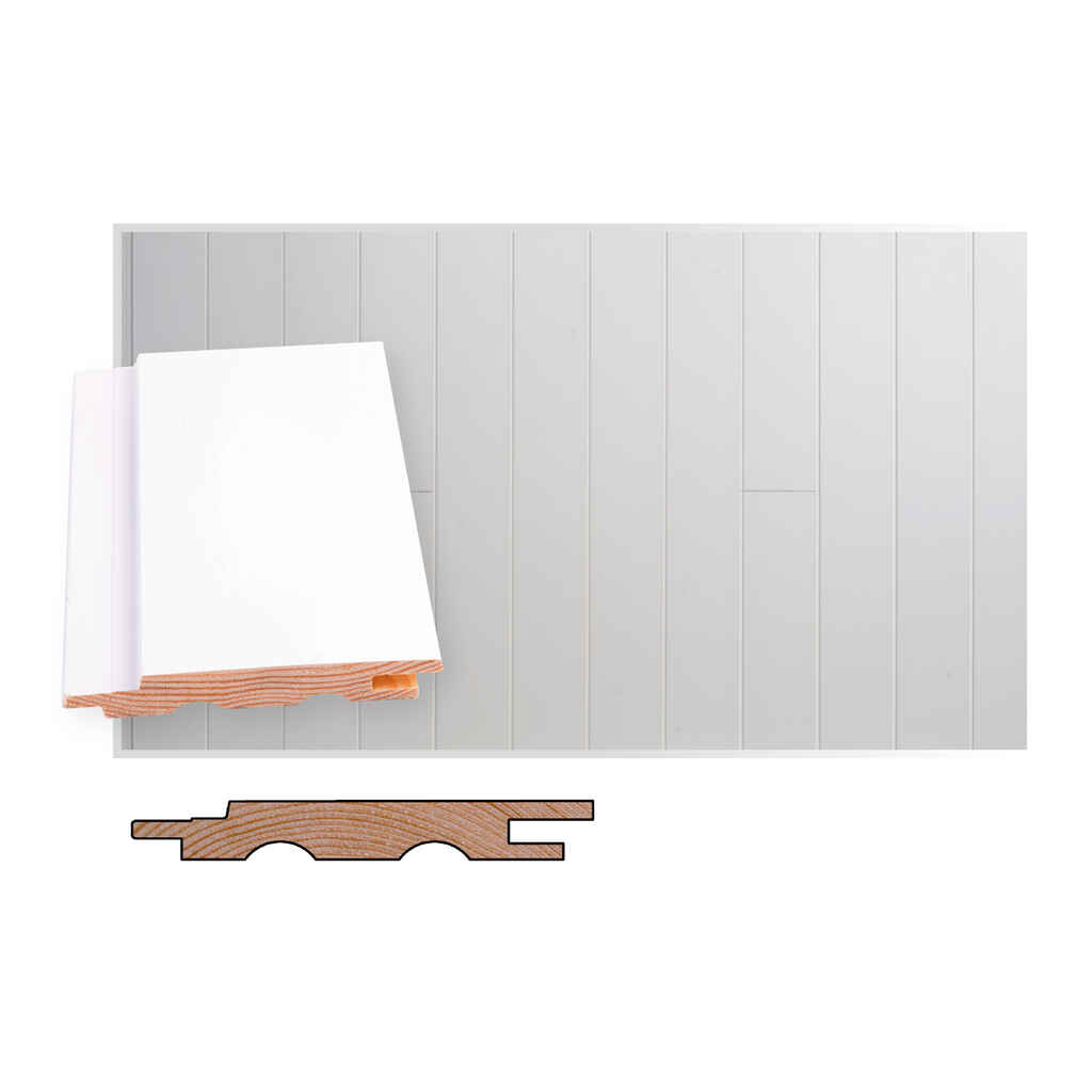 STS-5 14x95x2400 SPA puhdas valkoinen