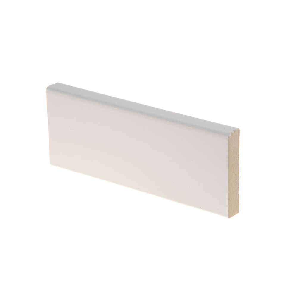 Peitelista MDF 12x58x3300 valkoinen, paketti