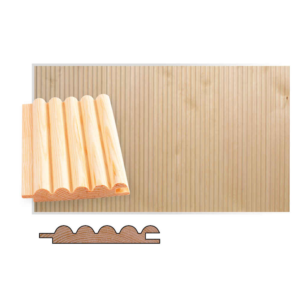 Sormipaneeli erikoismännystä 14x93x2085 puuvalmis, paketti