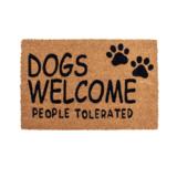 Kynnysmatto 40x60 cm, Dogs Welcome, People Tolerated