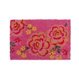 Kynnysmatto 40x60cm pinkki kukat