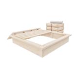 Hiekkalaatikko setti, 120x120x22 cm