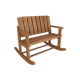 Jämäkkä seniorikeinupenkki ruskea