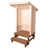 Maitolaituri puuvalmis 103x123x210 cm