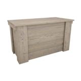 Piha-arkku vaaleanharmaa 40x45x80 cm