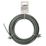 Teräsköysi 4/5 mm 15 m + 4 lukkoa