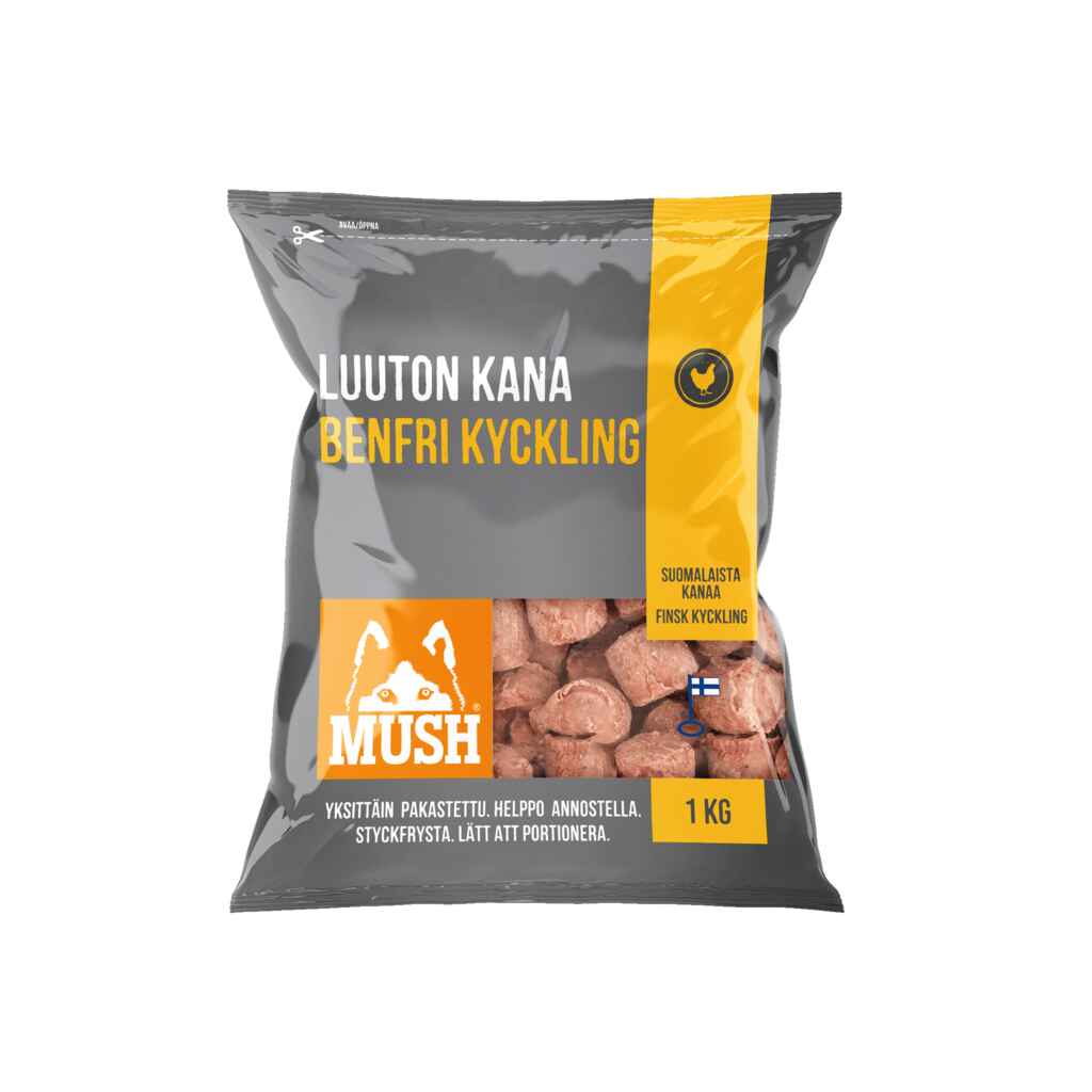 Mush Basic pullat luuton Kana 1 kg
