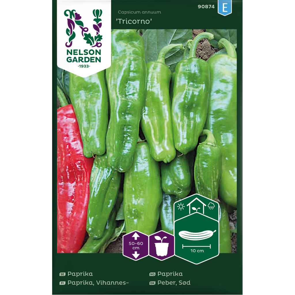 Vihannespaprika 'Tricorno'