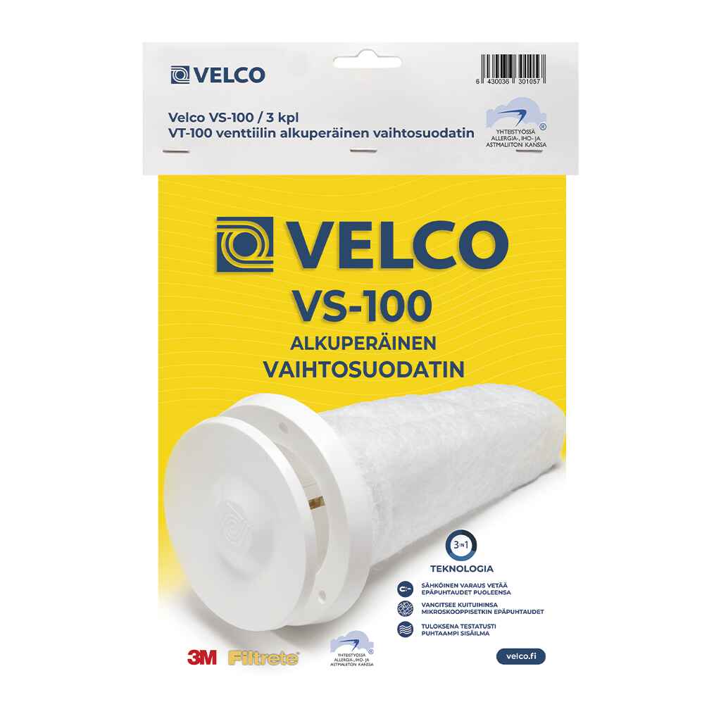 Vaihtosuodatin Velco VS VSR VLR 100